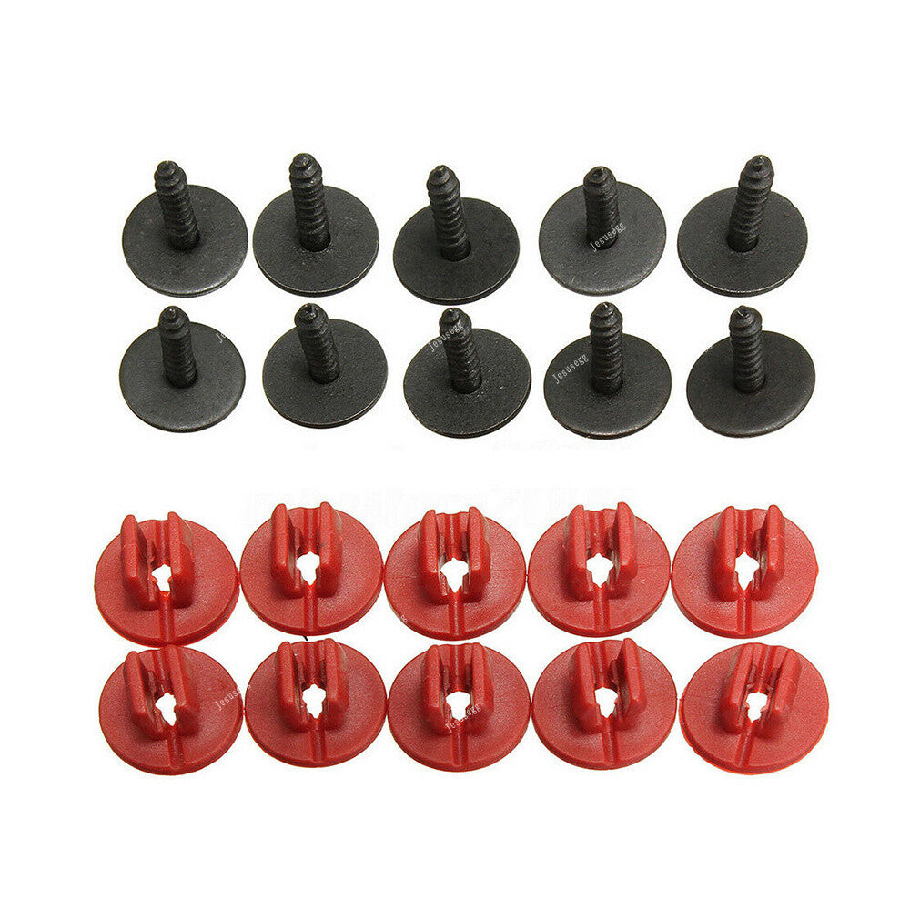 Set of 10 Motor Protection Under Floor Kit Fastener Clips for Ford C-Max S-Max Q