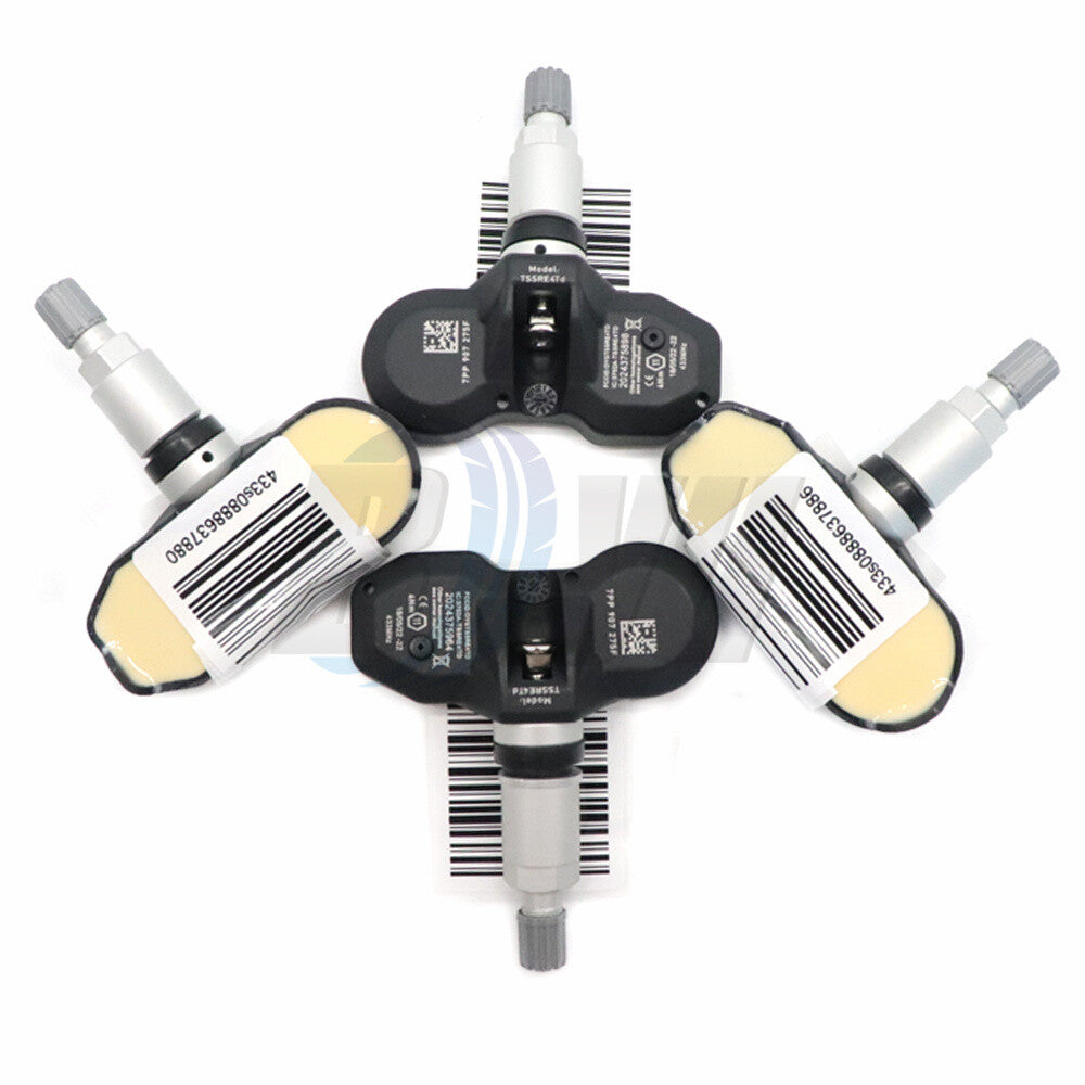 7PP907275F TPMS 4-piece new tire pressure sensor 433MHz, suitable for Audi A4, A6, for A8 , Q7, R8, . v