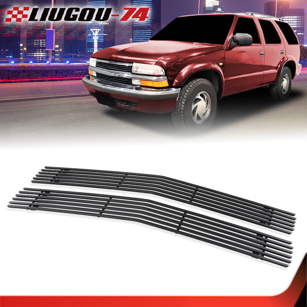 Fits 94-99 for Blazer/c/k Pickup/Suburban/Tahoe Black Billet Grille Insert - v