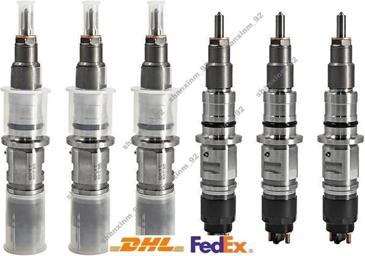 6PCS Common Rail Fuel Injector 0986435574 for Dodge 6.7L 2013-2018