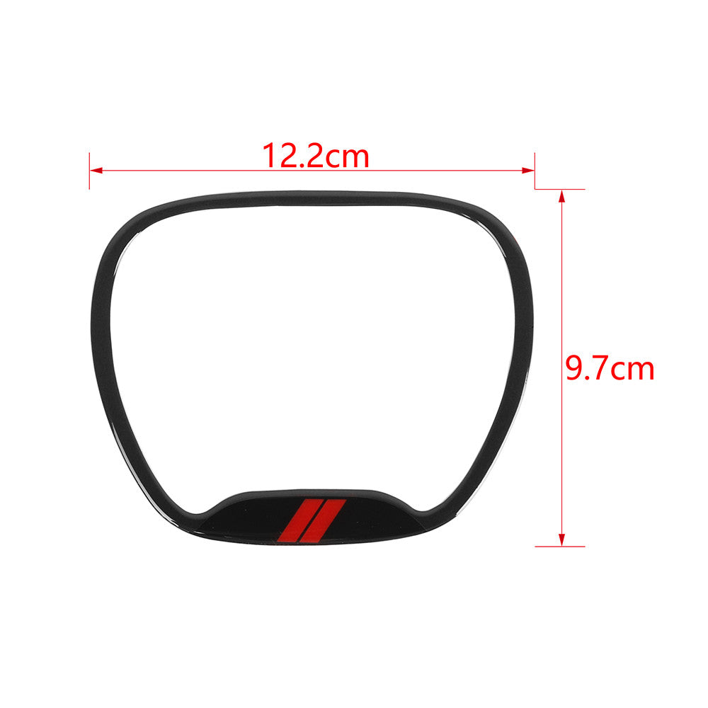 Black Steering Wheel Ornamental Ring for Charger for Challenger 15+ & Durango 14+