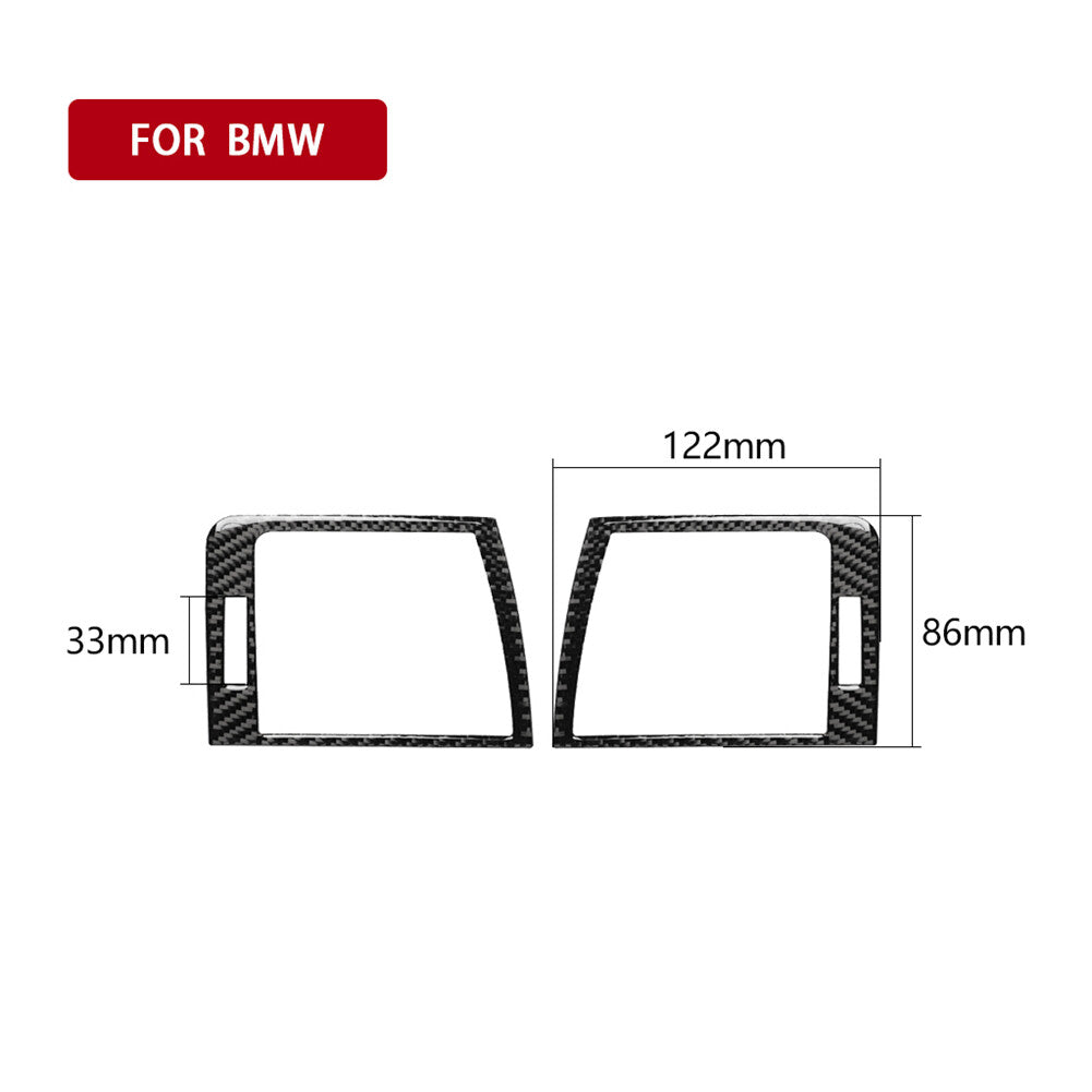 Carbon fiber side air outlet sticker decoration suitable for BMW 3 Series E46 1998-05