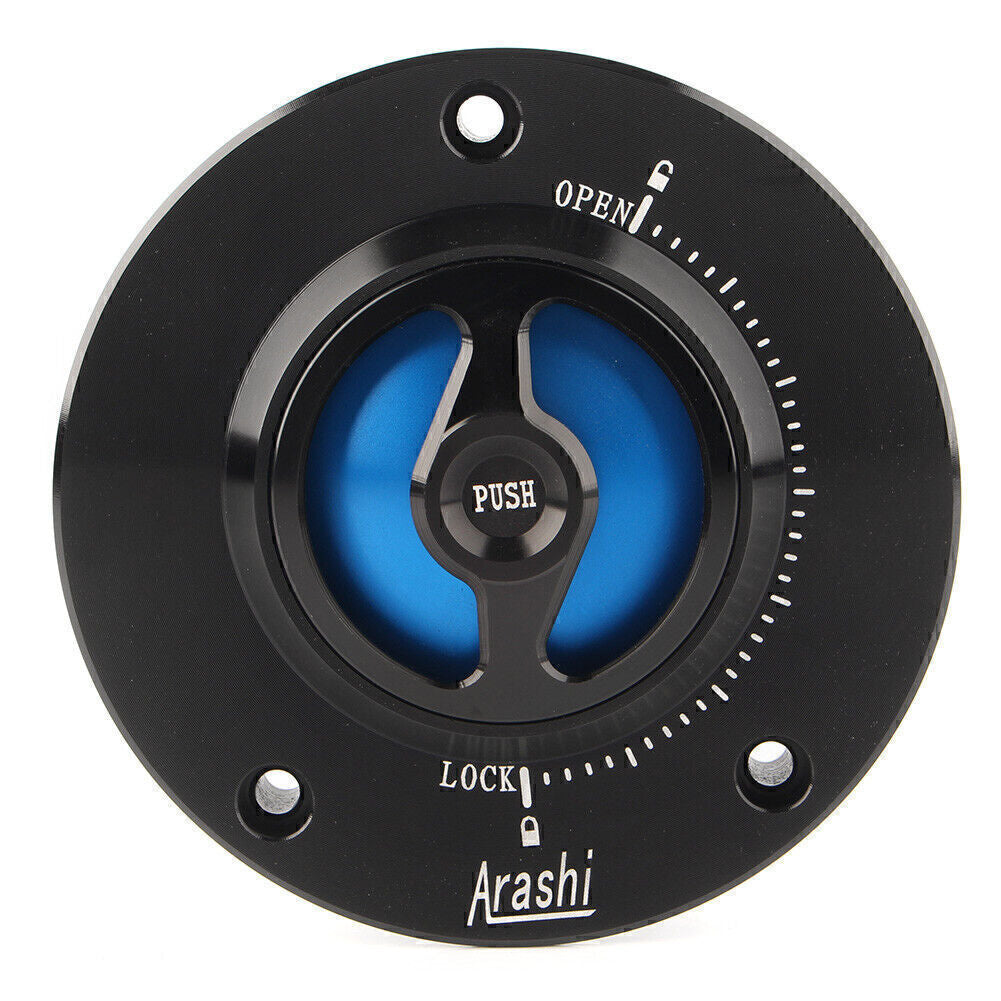 1X Fuel Gas Tank Cap Cover Fit for Suzuki GSXR600/750/1000 GSX650F SV1000/S Blue