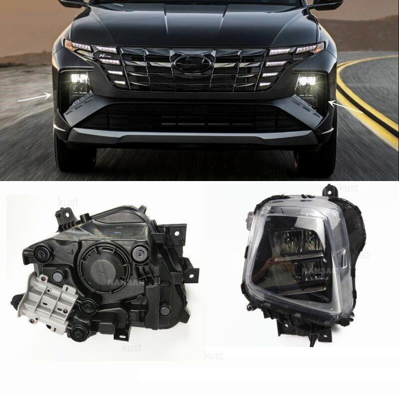 Front Bumper Fog Lamp Driving Light Set for Hyundai for Tucson 2022-24 Left&Right B n