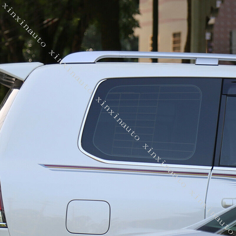 Stainless Car Bottom Window Frame Sill Trim for Toyota for Land Cruiser LC200 08-21