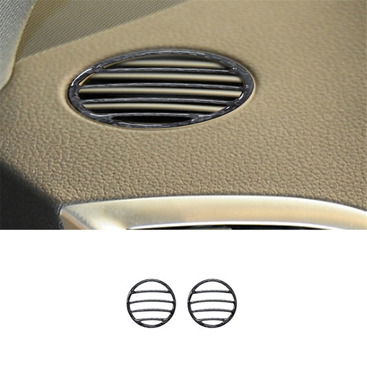 2Pcs Carbon Fiber Front Defogger Air Outlet Cover Trim for Audi Q7 2007-2015
