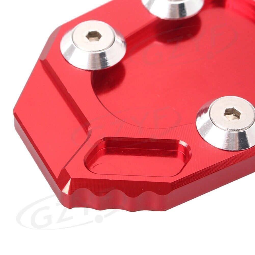 Motor Kickstand Side Stand Pad for Yamaha YZF-R1 2009-2015 2010 2011 2012 RED Q