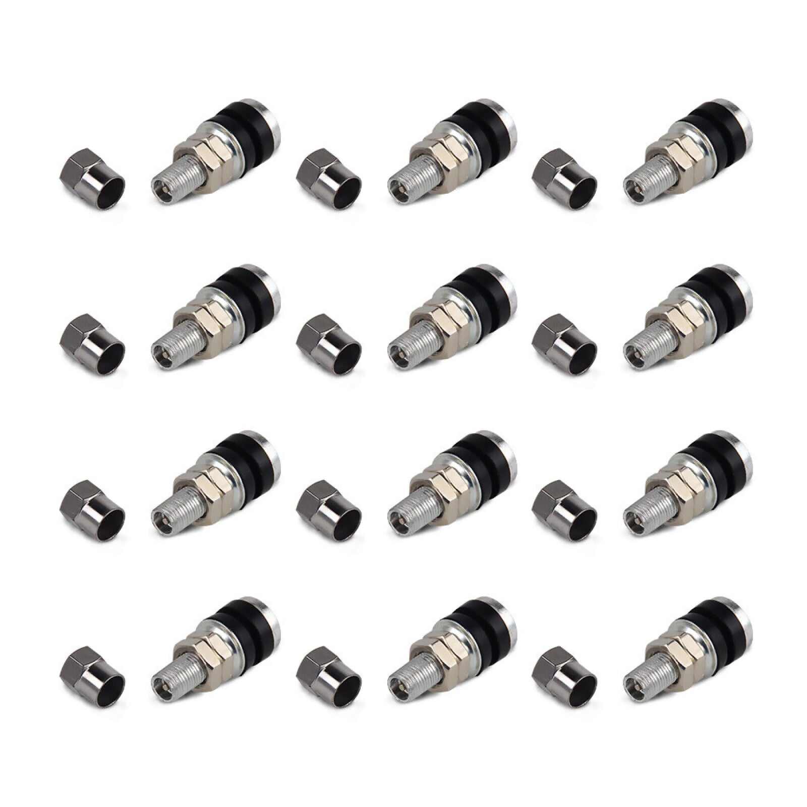 New Metal Rod Wheel Tire Valves Stems Bolts Screws Set For Motorcycles ATVs