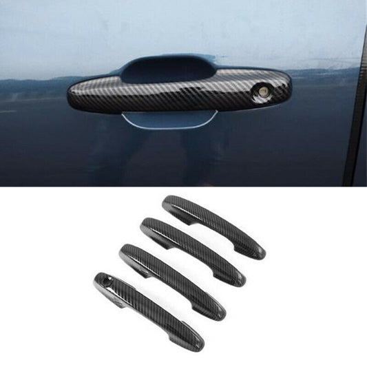Fit  for ford  Escape 2020 2021 Carbon Fiber 4PCS Exterior Door Handle Cover Trim