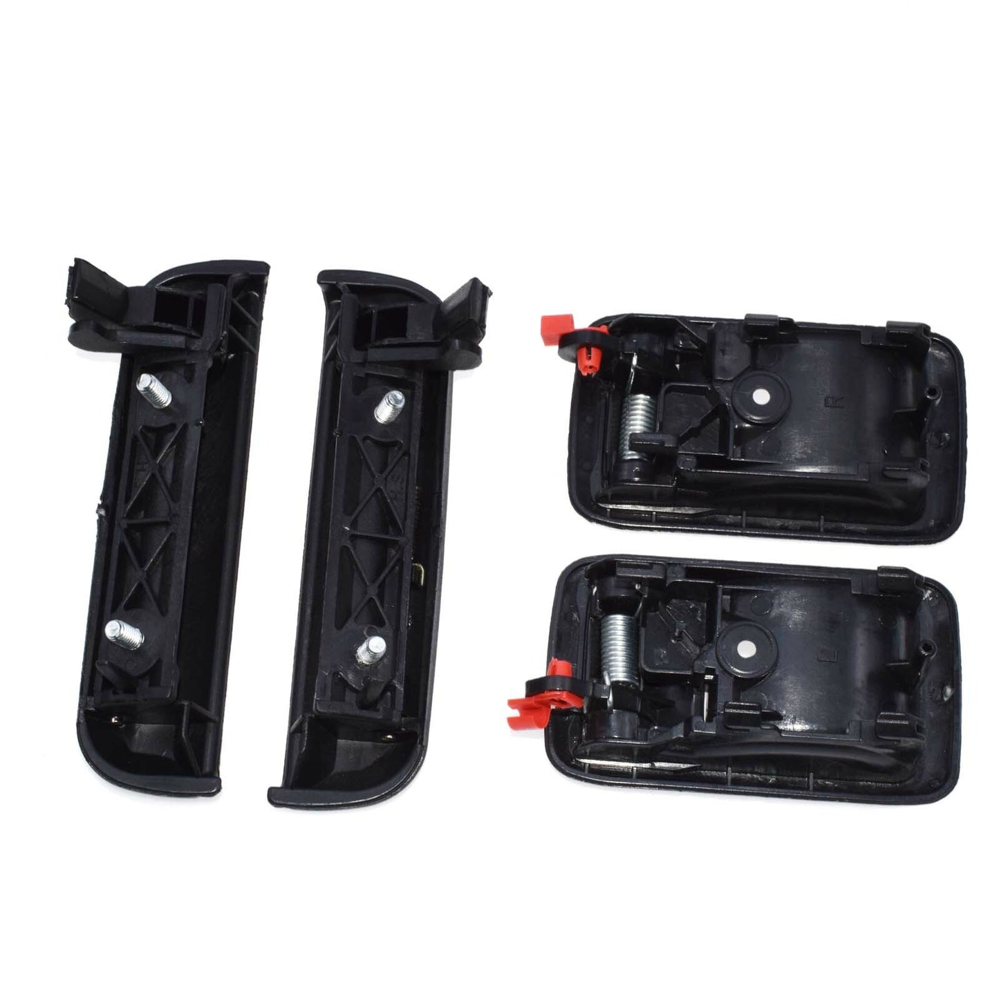 Set of 4 Exterior Interior Rear Left Right Door Handle For 95-98 for Toyota Tercel