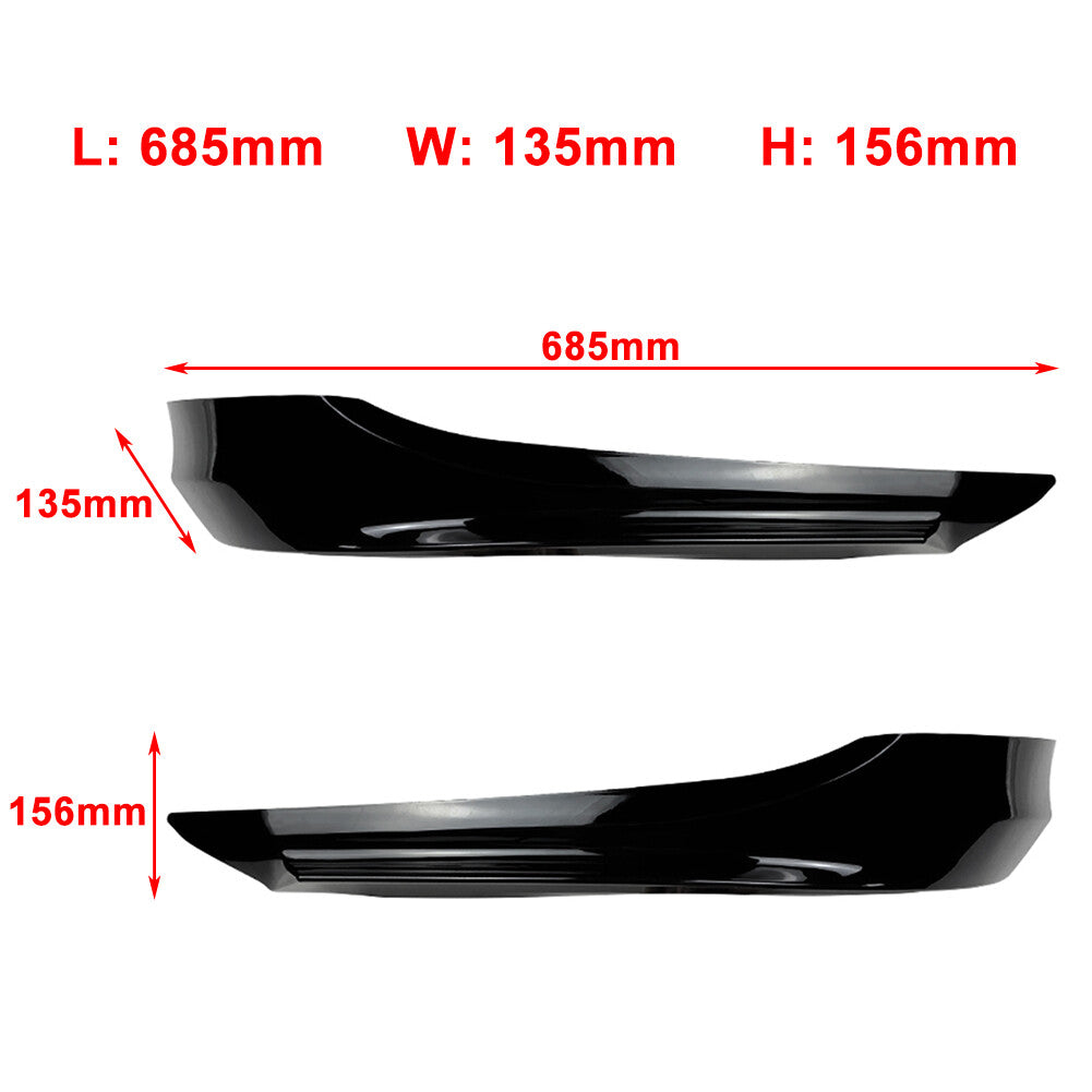 Front Bumper Lip Aprons FIT for BMW 3 Series E90 4-Door Sedan 2009-2012