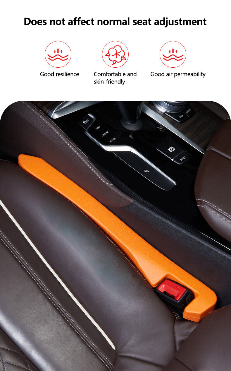 2 Orange Car for Seat Gaps Filler for Cars, SUVs, and Trucks - for Seat Blockers and Space Fillers