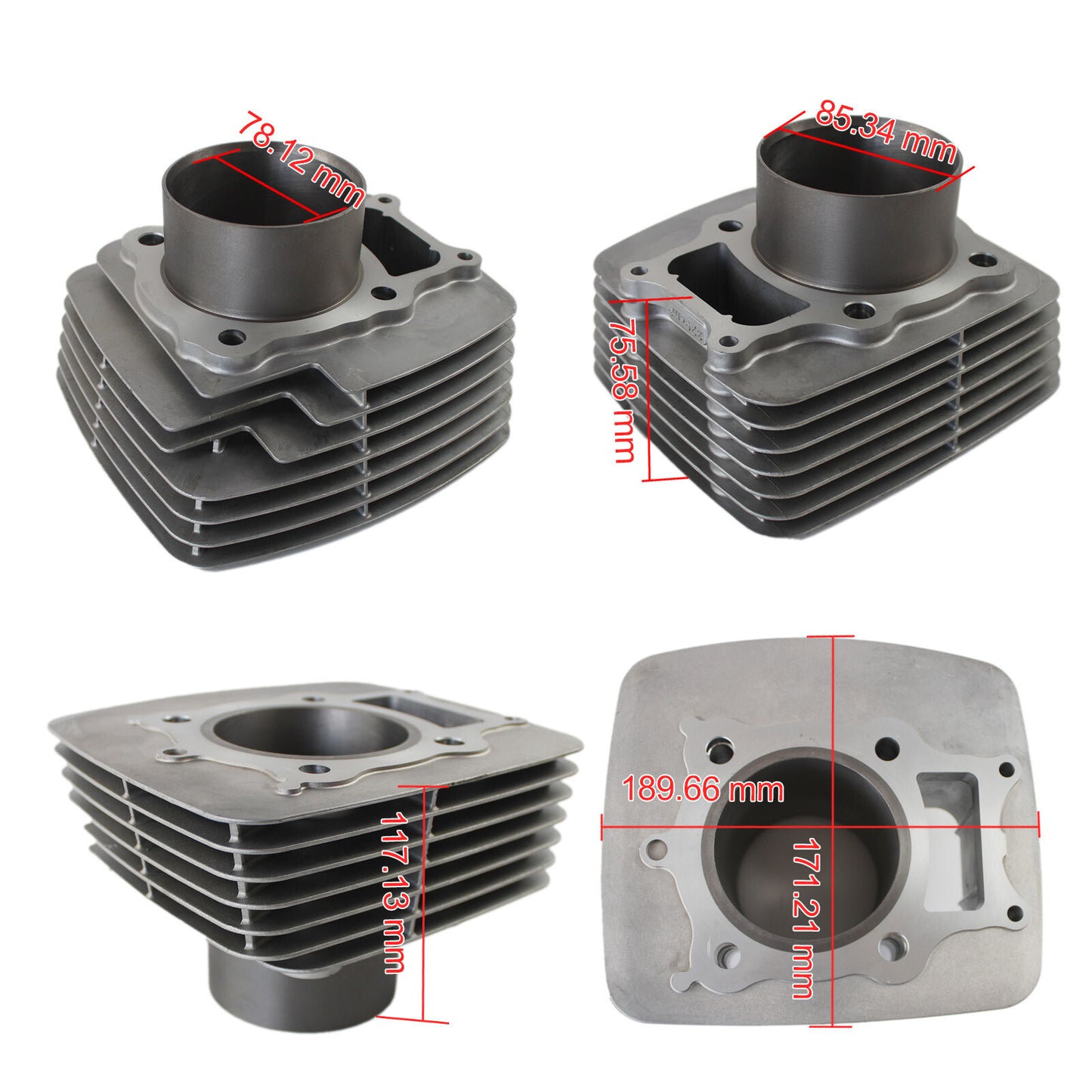 for Honda Rancher TRX350 Cylinder Piston Gasket Top End Rebuild Kit DC 2000-06