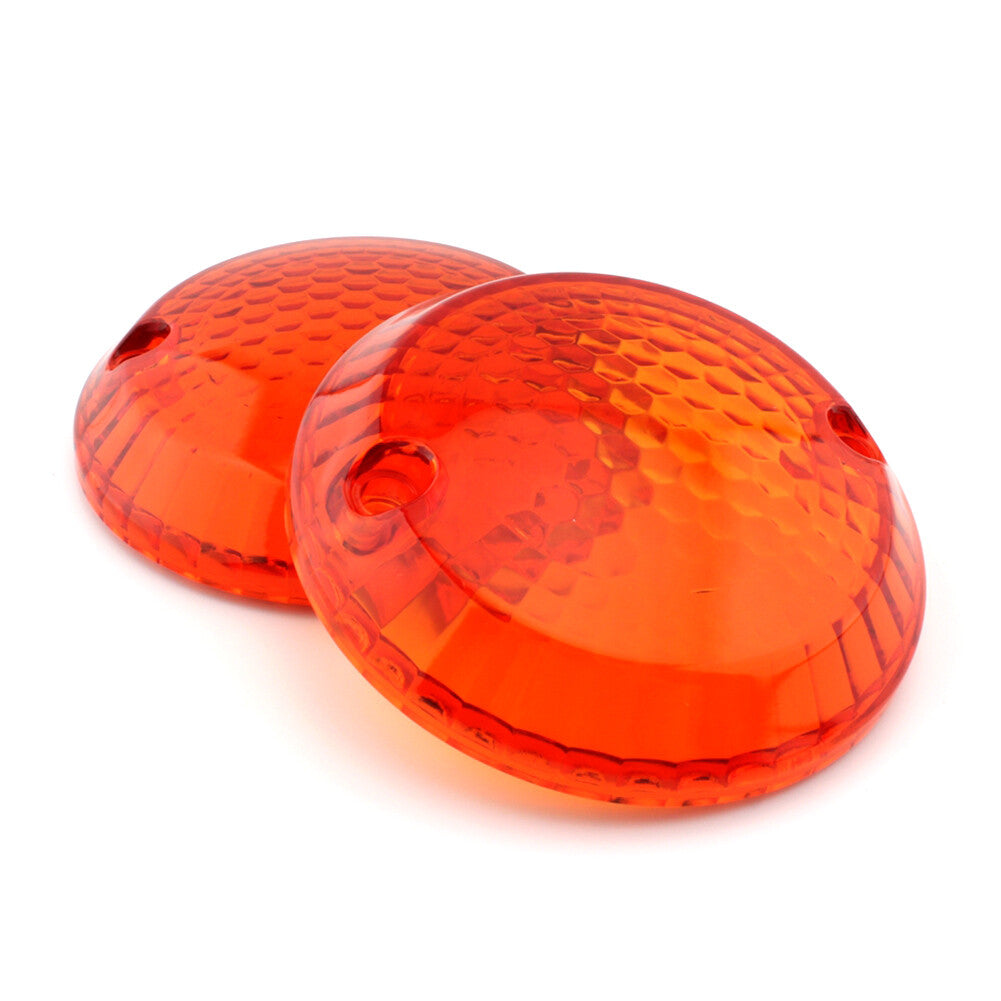 for Suzuki Cruisers Intruder 1400 VX800 86-03 Amber Turn Signal Light Lens Cover