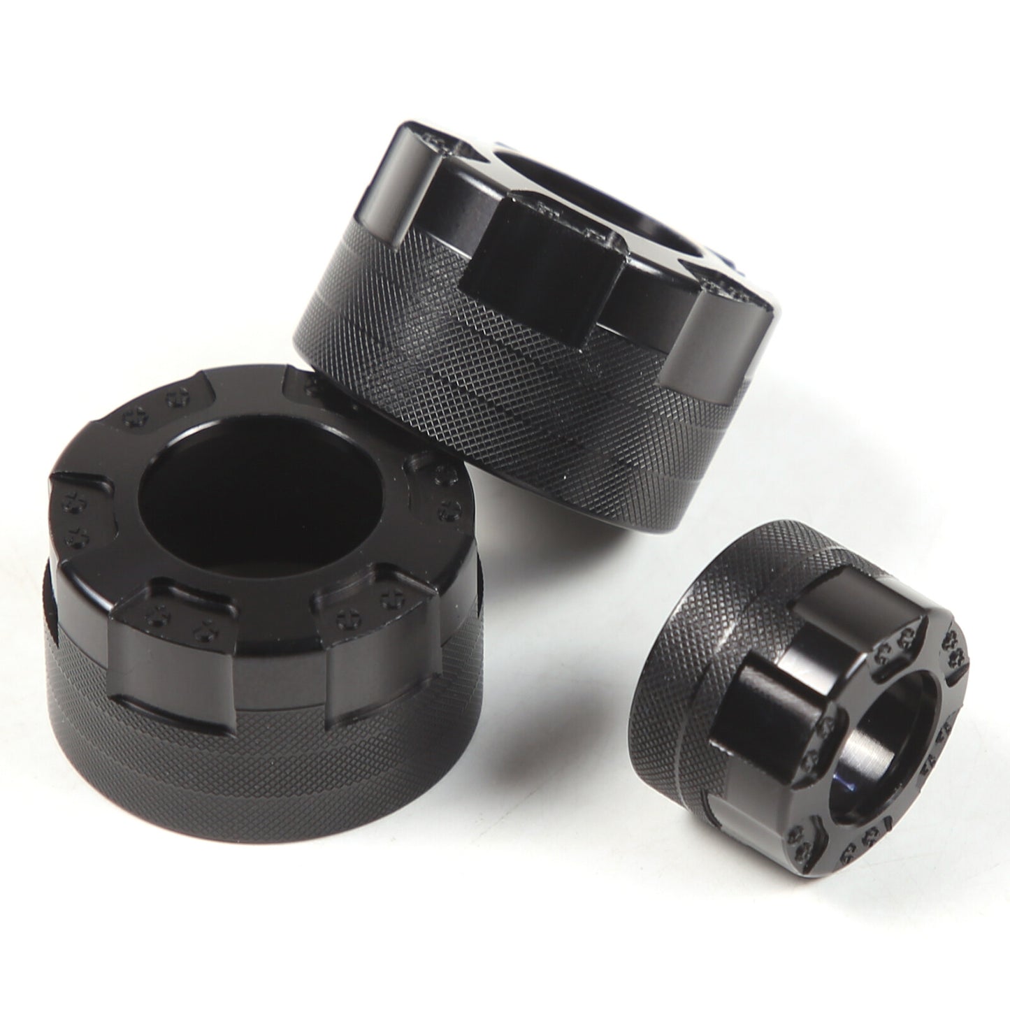 AC climate control radio volume knob ring cover, black, for X5 X6 2014-2018. n