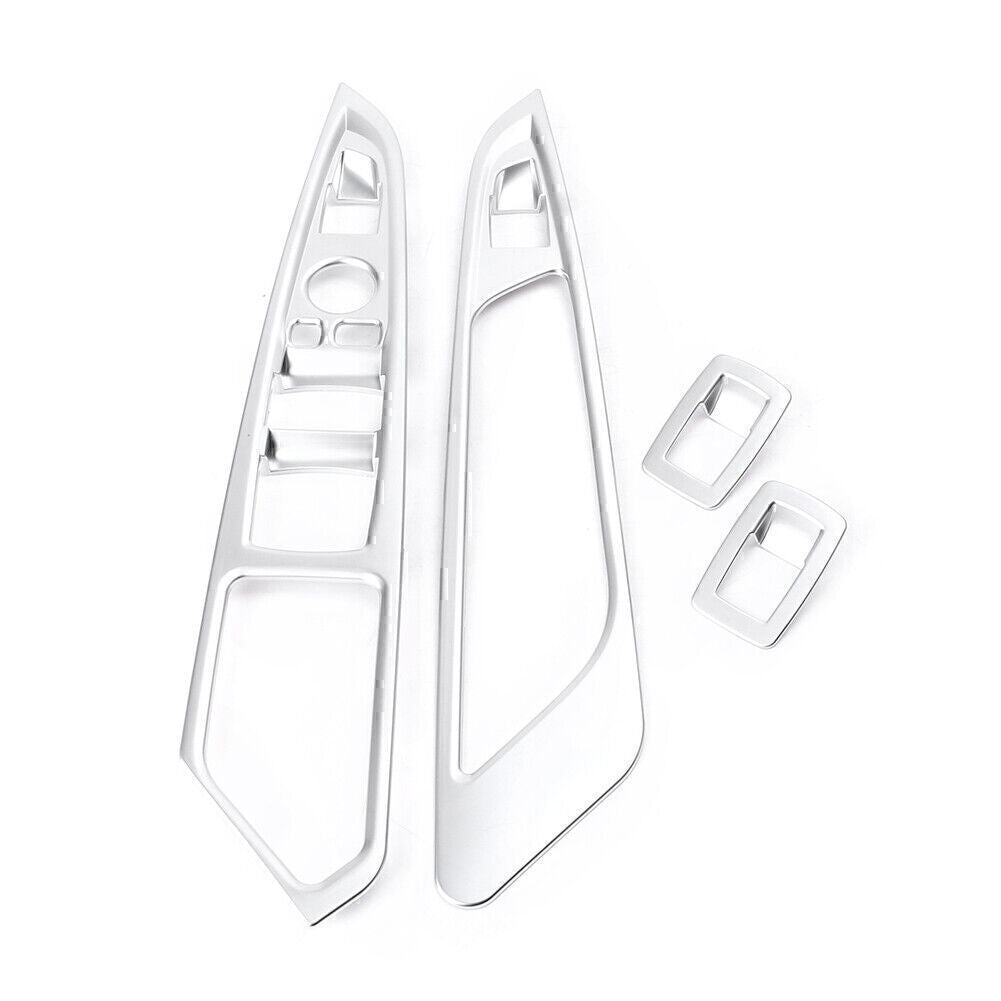 Door Window Switch Button Control Panel Cover Trim Matte Fit for BMW X5 F15 F16 X6 Q