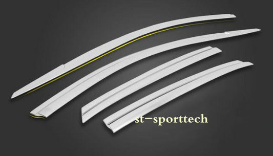 FOR 2016-19 for Kia Sportage KX5 Chrome Window Visor Vent Shades Sun Rain Guard Trim