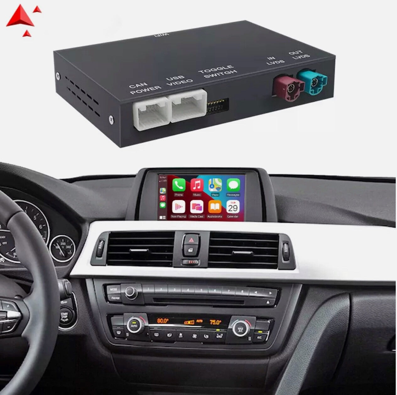 for BMW NBT 1 2 3 4 5 Series F10 X1 X3 F25 F26 F48 Wireless CarPlay Android Auto