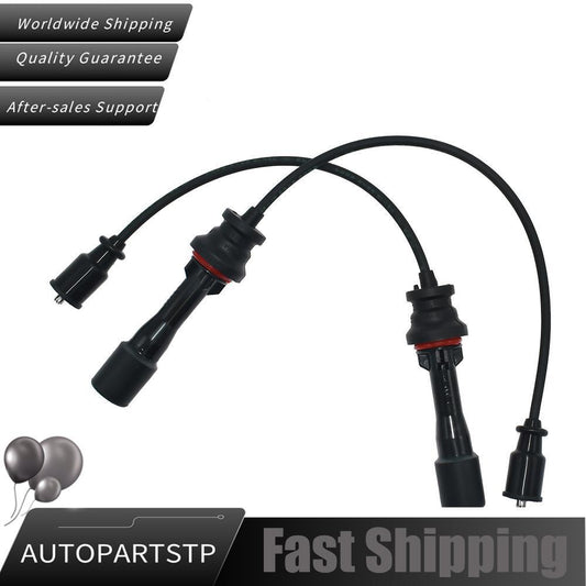 2x Ignition Cable Kit for Mazda Protege 99-03 L4 1.6L ZL01-18-140 Wire Set only Q