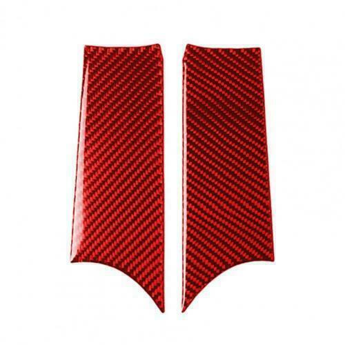 2Pcs Carbon Fiber Inner Door Handle Panel Cover Trim Fit for Mini Cooper F56