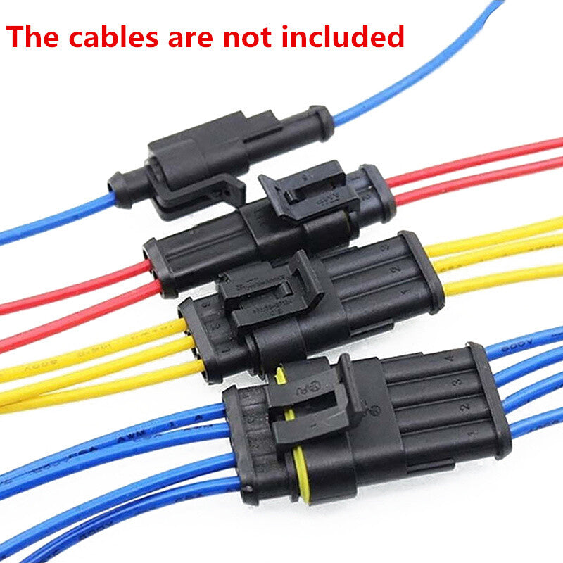 30¡ÁSealed Waterproof Motorbike 1 2 3 4 5 6Pins Electrical Wire Connector Plugs v