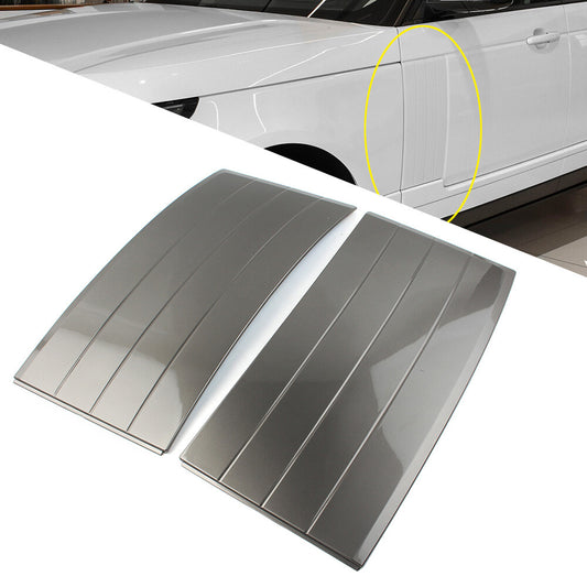 Pair Side Mesh Vent Grille Fender Frame for Land Rover for Range Rover L405 2018-21