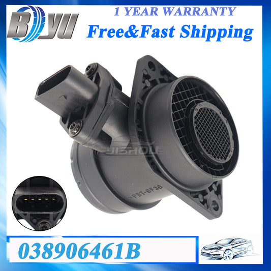 New Mass Air Flow Sensor For 2004-2008 for Volkswagen for Golf Beetle for Jetta 038906461B