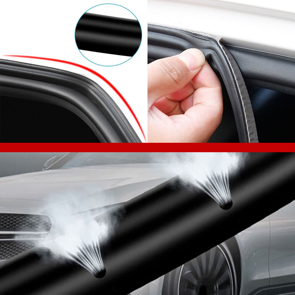 5-meter rubber door and trunk sealing strip, weatherstripping, edge molding decorative accessories - n