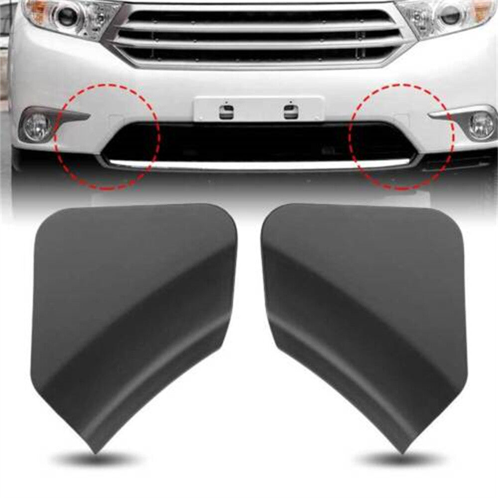 2PCS Front Bumper Tow Hook Cover Cap for Toyota Highlander 2012-2014 Q