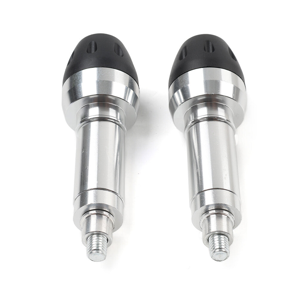 Silver 8MM 10MM Motorcycle Exhaust Frame Slider Crash Falling Protector