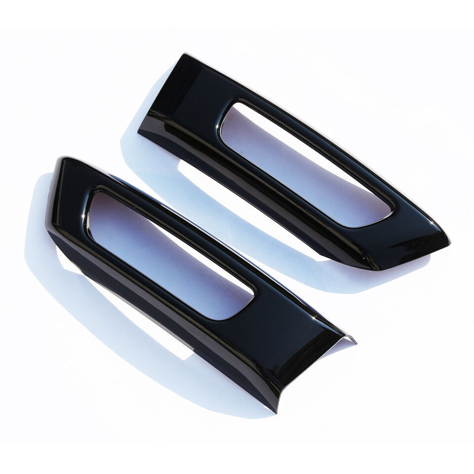 2pcs Black Front Fog Light Cover Trim for Land Rover for Range Rover Sport 2014-2017