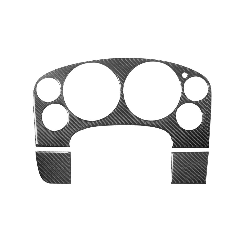 7x Red Carbon Fiber Steering Wheel Accent Cover Type C For Sonic 12-16 v