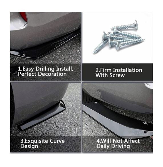2 Piece Automotive Flat License Plate Frame Cover Hood Cap Front Boot Rear Clear for Chrysler - v