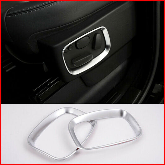 for Rover Range Sport 2005-13 Chrome for Seat Adjust Handle Button Frame Trim Cover