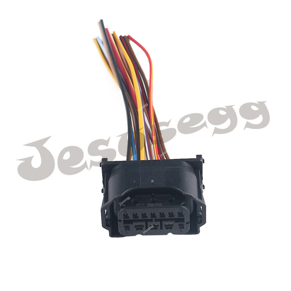 Connector Headlight Plug Wiring Adapter 12 Pins Fit for BMW F01 F02 E63 E64 E90