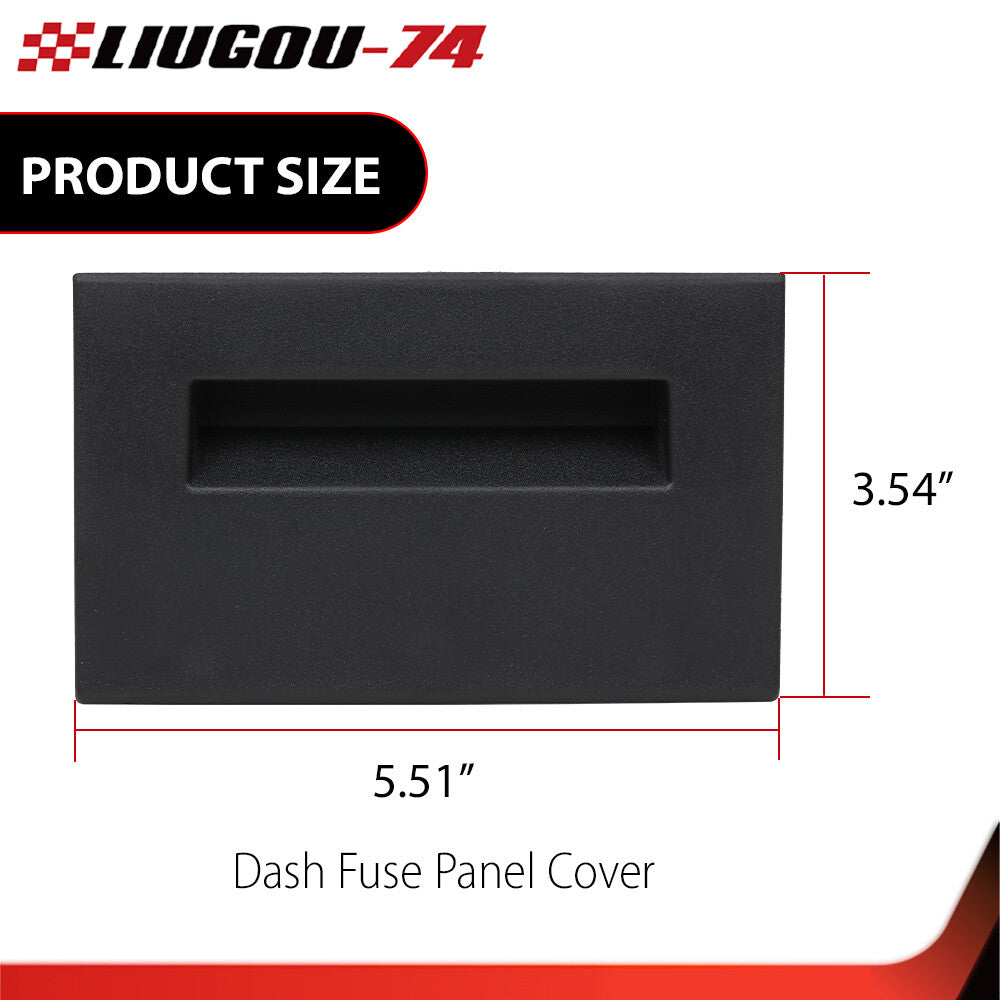 Fits 88-94 for Chevy and for GMC Trucks Suburban Brand New Black Fuse Panel Cover Blazer - v