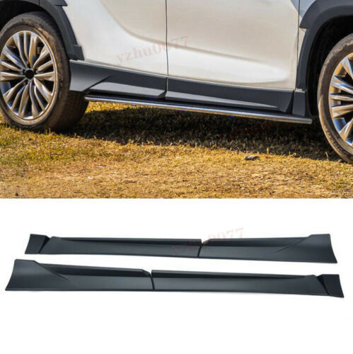 6X for Toyota Highlander 2020-2023 Matte Black Side Door Body Molding Cover Trim