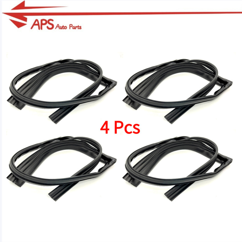 4-piece pack for sealing door windows, operating channels, and weatherstripping on 2008-2012 for Honda Accord sedans.