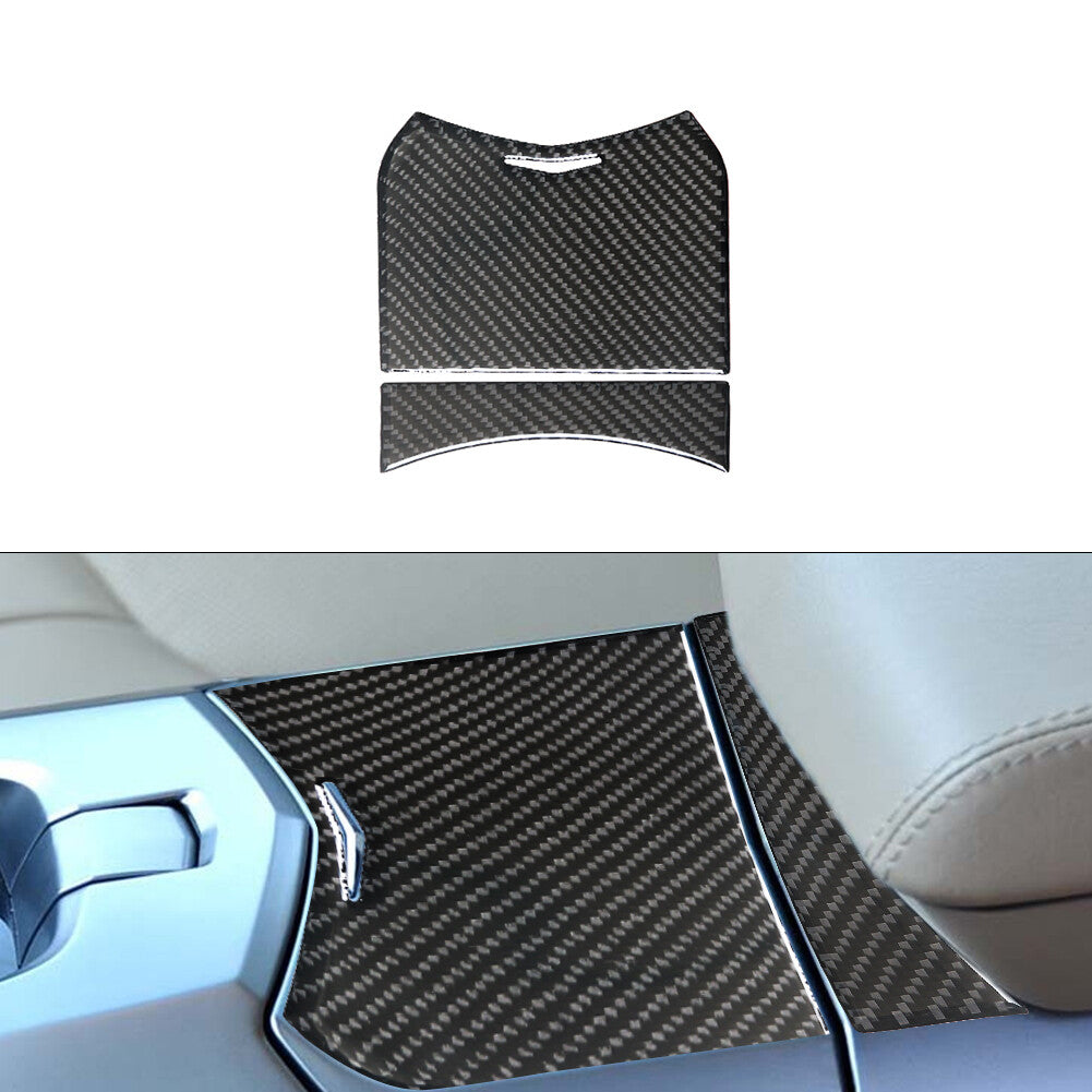 Red Carbon Fiber Interior Headlight Control Cover Trim for Lexus RX300 1998-2003 v