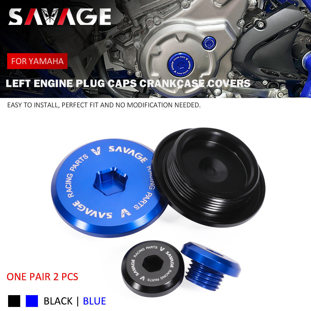 Engine Plug Caps Crankcase Covers for YAMAHA YZ450F YZ250F YZ 450FX WR450F 250F Q