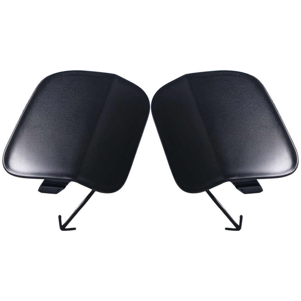 Primed Left  Right Bumper Tow Hook Covers Fit for Toyota Highlander 2014-16 New Q