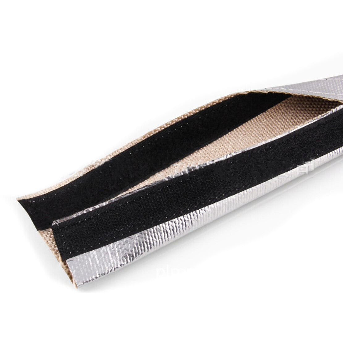 Car Fuel Lines Heat Shroud 3/8ID 32ft Aluminized Sleeving Insulated Shield et v