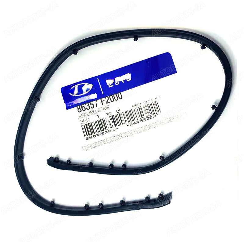 Front bumper strip cover Roob seals suitable for 17-18 for Hyundai for Elantra 86357F2000