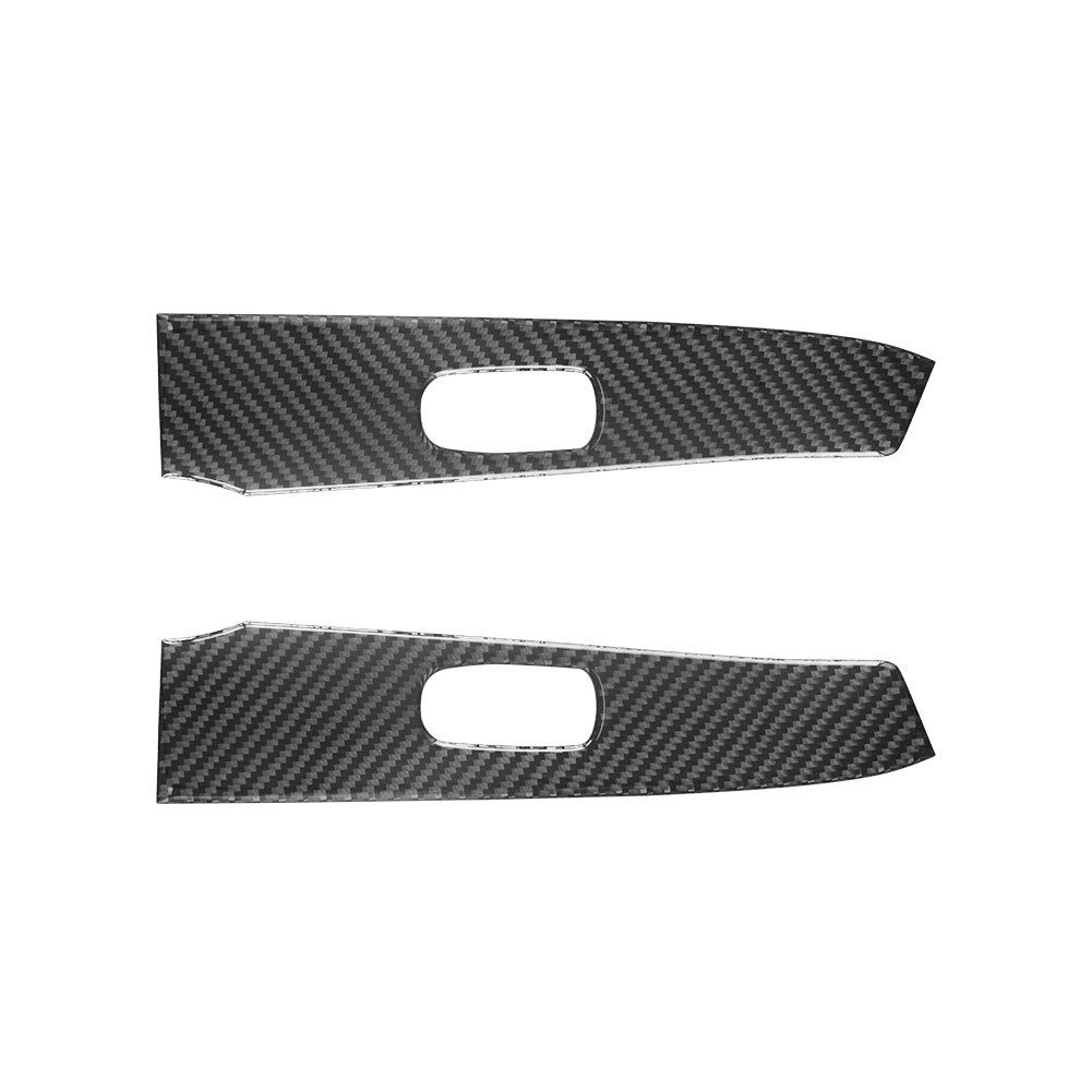 Red Carbon Fiber Gear Shift Frame Trim Cover for Hyundai for Veloster JS 2019-2022 v