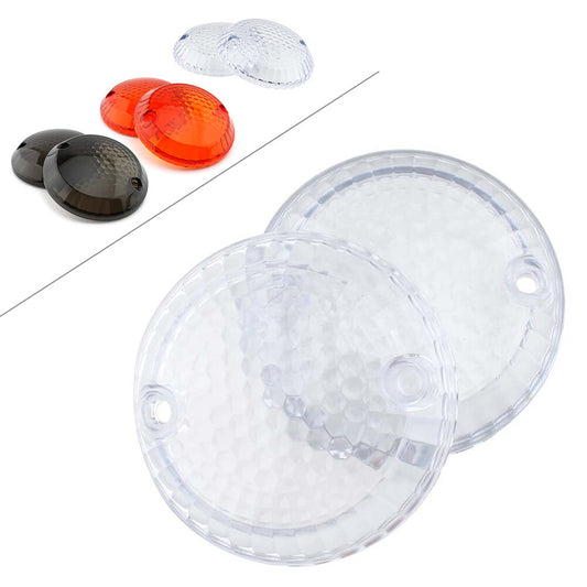 One pair Motorcycle Turn Signal Light Lens Cover for Suzuki Intruder 1400 VX800