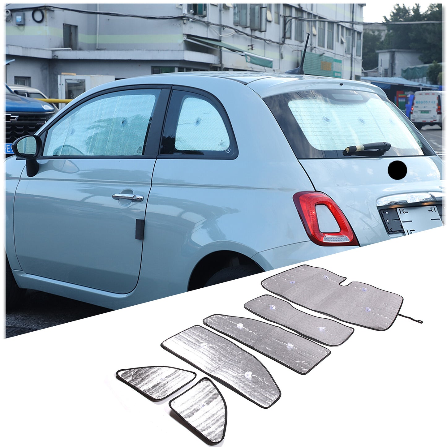 Front windshield sunshade for Range Rover Vogue 2023-2024 - v