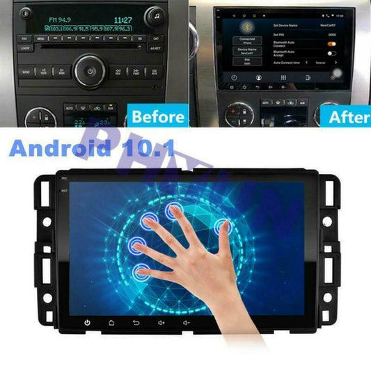 8 Android 10.1 Car Radio GPS Player 2+32GB for Chevy Silverado for GMC for Sierra for Yukon