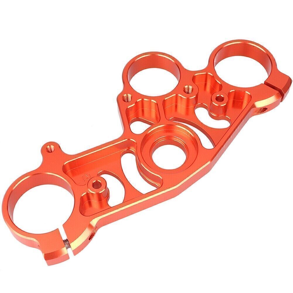 1PC Triple Tree Front Upper Top Clamp for Yamaha YZF R1 2004 2005 2006 Orange Q