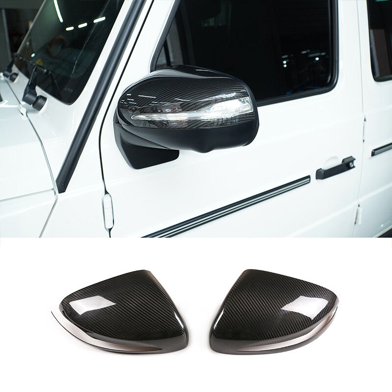 DRY carbon fiber side mirror covers suitable for W167 W464 GLE GLS G63 AMG 19+- n