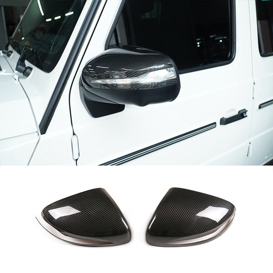 DRY carbon fiber side mirror covers suitable for W167 W464 GLE GLS G63 AMG 19+- n
